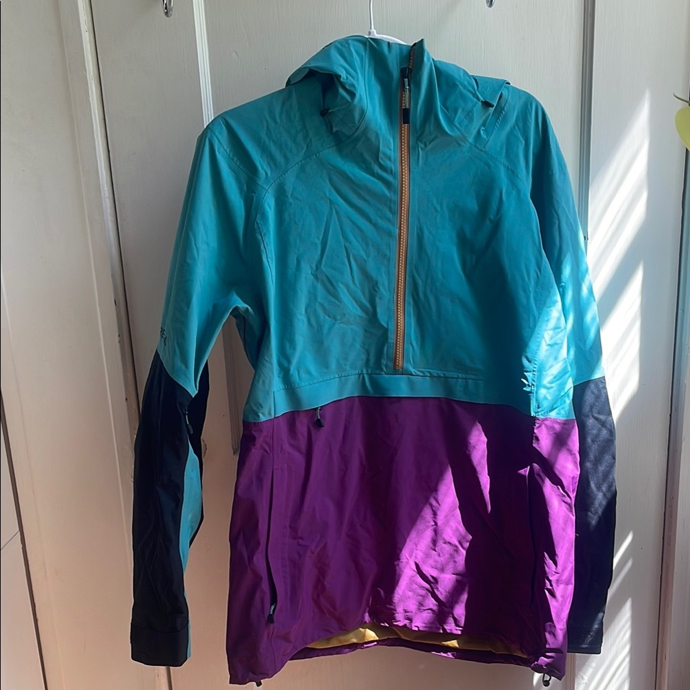 Burton Teal and Purple Hooded Jacket